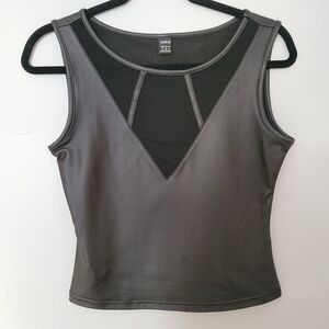 SHEIN Charcoal and Black Tank Top